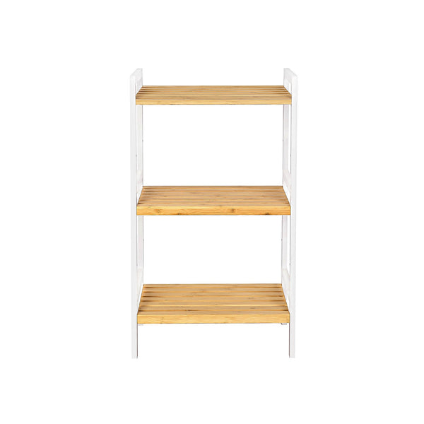 Bamboerek - Kitchen Rack - Badeværelsesstativ - Bogreol - Stående Rack - Med 3 hylder - 45 x 31,5 x 80 cm