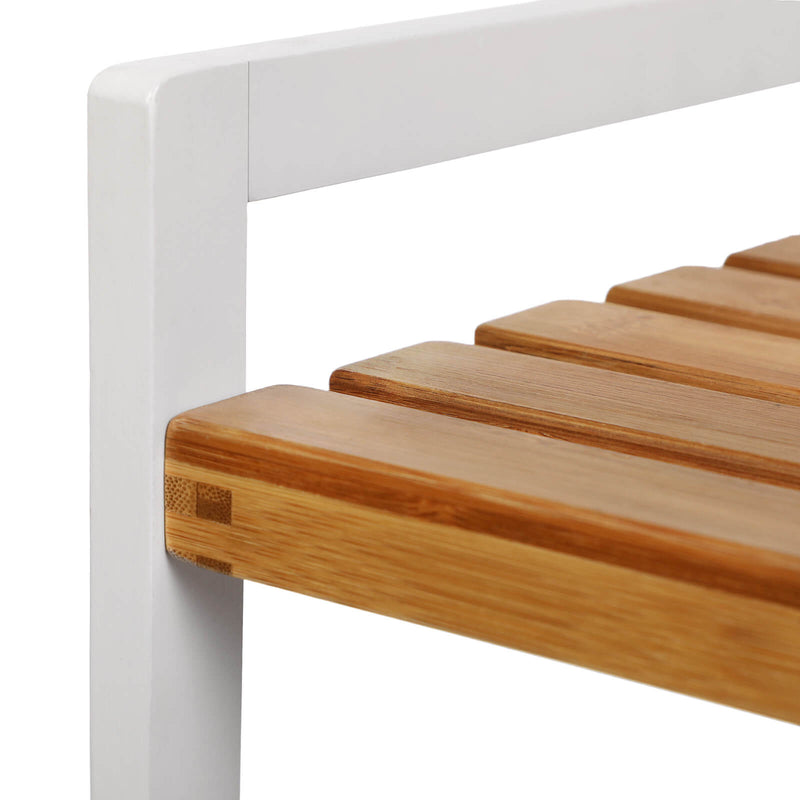 Bamboerek - Kitchen Rack - Badeværelsesstativ - Bogreol - Stående Rack - Med 3 hylder - 45 x 31,5 x 80 cm