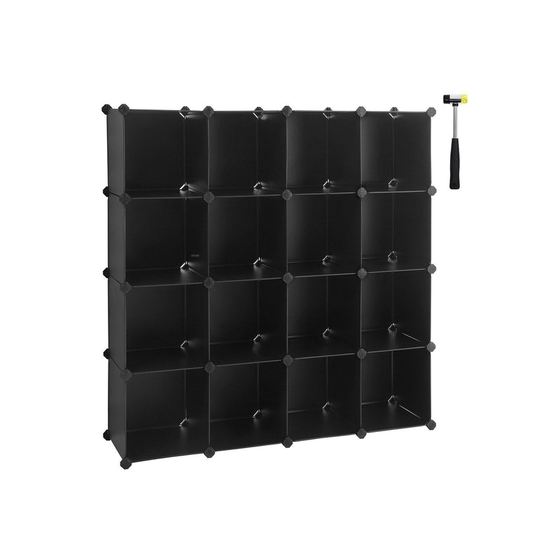 Pantof Rack - DIY Cube Rack - Stackable - Bouteless - Rekken of PP -Plastic - Wardrobe