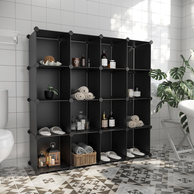 Schoenenrek - DIY cube rack -  Stapelbare - Boutloze - Rekken van PP-kunststof - Garderobe