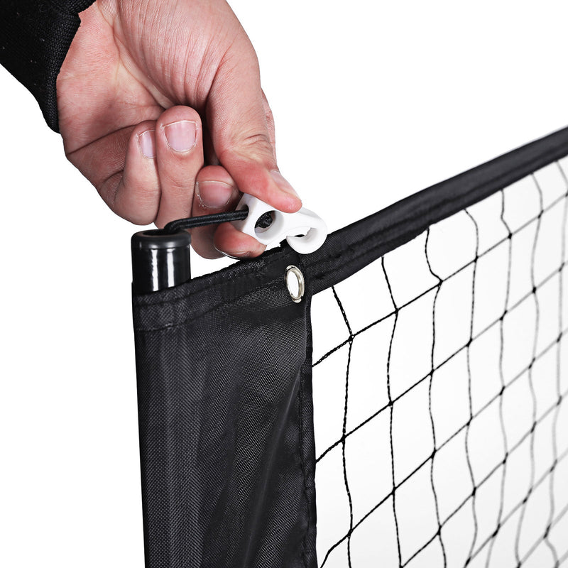 Badmintonnet - Tennisnet - En hauteur réglable - Standard - Black