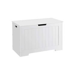 Banc de chaussures - canapé avec espace de stockage - armoire de rangement - boîte à jouets - blanc