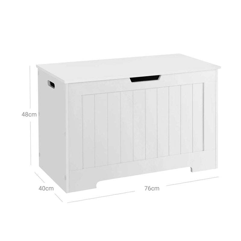 Banc de chaussures - canapé avec espace de stockage - armoire de rangement - boîte à jouets - blanc