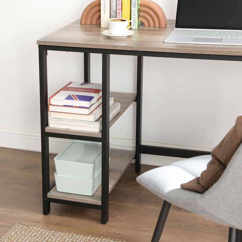 Bureau - Table d'ordinateur - Table PC - Table du bureau - Office Office - Gris / noir