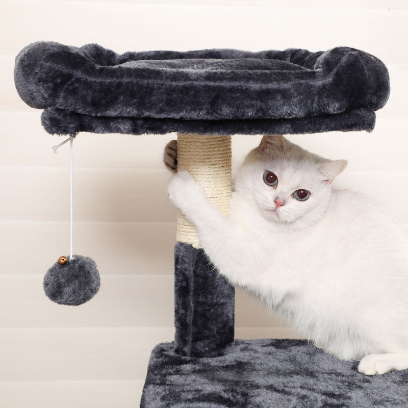 Cat Tree - Stable Scratching Post - Smoke Grey