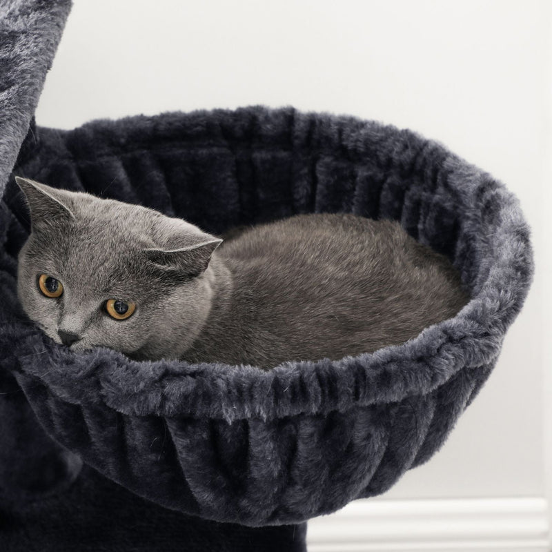 Cat Tree - Stable Scratching Post - Smoke Grey