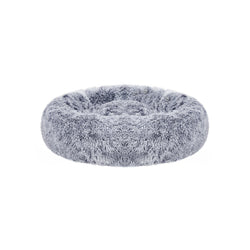 Lit de chien - panier de chien - panier de chat - avec couverture gris douce