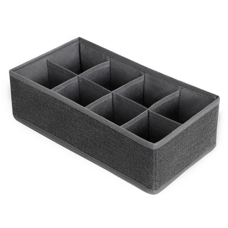 Organisateur de sous-vêtements - Boîte de rangement - pliable - Ensemble de 4 - Gray