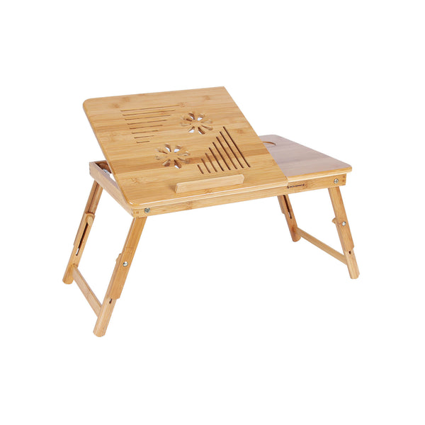 Laptop Table - Notebook Table - Bed Table - Justerbar - Bambu - Natural