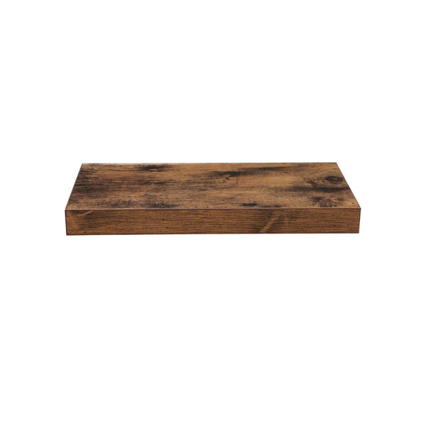 Wandplank - Zwevende plank - 40 x 20 x 3,8 cm - kantoorplank - Vintage - Bruin