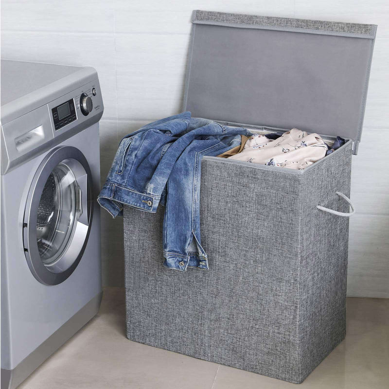 Panier à linge - Boîte à laver - Paniers à linge - Panier de vêtements - Panier de vêtements - Stockage de vêtements - 142L - Gray