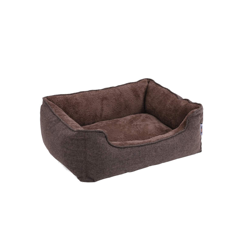 Lit de chien - lit de chien - coussin de chien - 75 cm - brun