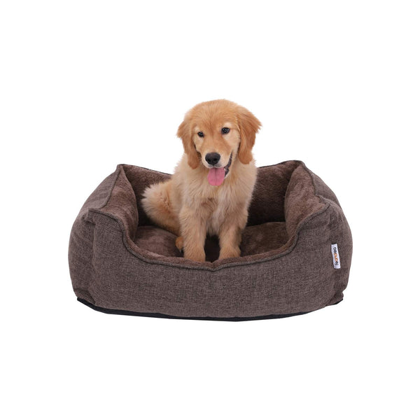 Lit de chien - lit de chien - coussin de chien - 75 cm - brun