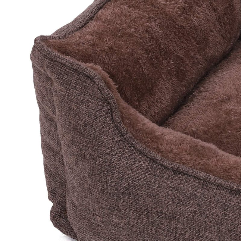 Lit de chien - lit de chien - coussin de chien - 75 cm - brun