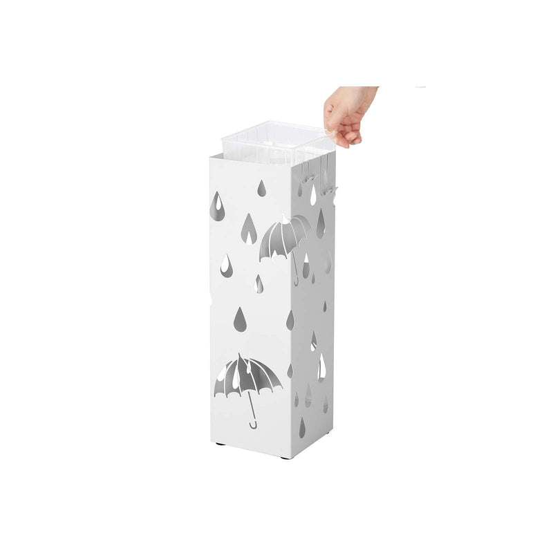 Cutie Umbrella - Metal Umbrella Box - 15,5 x 15,5 x 49 cm - alb