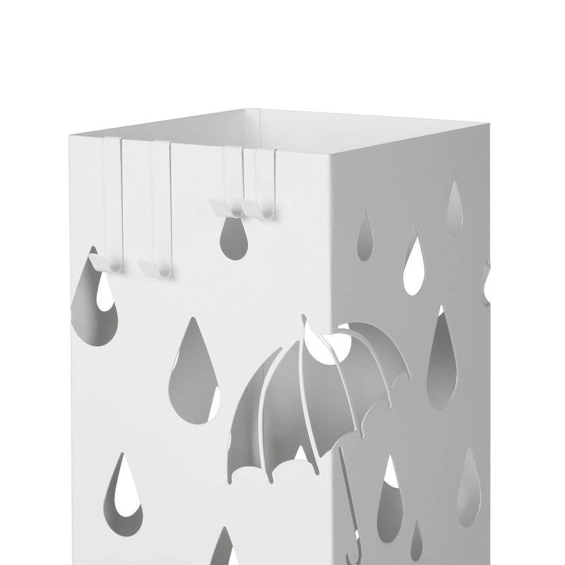 Cutie Umbrella - Metal Umbrella Box - 15,5 x 15,5 x 49 cm - alb